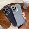 Galwoznaczna matowa poduszka miękka TPU Case Camera Obiektyw Ochronne wstrząsowe wzór Wzory Wzór tylnej osłony dla iPhone'a 14 13 12 11 Pro Max XR XS x 8 7 Plus