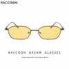 Sunglasses Fashion Polygonal Women Metal Vintage Small Sun Brand Men Luxury Glasses Colorful Lens Eyeglasses Uv400