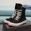 Herren Damen Sneakers High Top Atmungsaktive Canvas Schuhe mit Box