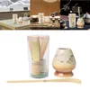 Dinnerware Sets 3x Traditional Matcha Whisk And Bowl Handmade Bamboo Set For