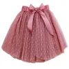 Enfants Vêtements Filles Net fil points Jupes enfants Dentelle bowknot jupes version coréenne été Mode bébé vêtements