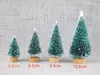 Christmas Decorations 24pcs/12pcs 4.5cm Tree Arbol De Navidad Year's Mini Small Pine Desktop Decor