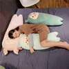 60120cm Kawaii Carrot Animals Pighamstory Toy Plants Plushie Pillow Beeind Pillow Soft Soft Dolls for Girls Kids Gift J220729