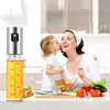 italian cuisine Pressing Typle BBQ Olive Oil Spray Glass Bottle with Scale for Kitchen Dispenser Bottle Squirt Container Injection Pot 100ML