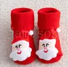 Cartoon Christmas Plush Baby Sock Sute Doll Gruby niemowlę skarpetki jesienne zima ciepła dziewczyna chłopiec antypoślizgowa podłoga de898