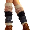 Socken Strumpfwaren Frauen Winter Chunky Twist Zopfmuster Beinwärmer Japanischer Stil Triporblock-Nähte Stiefelmanschetten Abdeckung Kunstwolle verdicken T221107