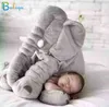 Babiqu 1pc 4060cm spädbarn mjuk sussen elefant lekkamrat lugn docka baby sussen leksak elefant kudde plysch leksak fylld docka j220729