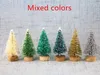 Christmas Decorations 24pcs/12pcs 4.5cm Tree Arbol De Navidad Year's Mini Small Pine Desktop Decor