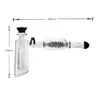 Osgree Smoking Accessory Freeze Glass Bubbler Bubbler Tipe con cámara de glicerina Percolador de brazo de 6 árboles