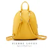 学校のバッグYizhong Leather Mini Mini Backpack Multifunction Small Purse Designer有名なブランド女性シンプルなショルダーバッグMochila 221105