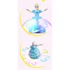 Battery Operated Princess Dolls Toys for Girls Snow Dance Dancing Doll Flashing Singing and Rotating