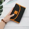 Women Men Long organizer wallet Solid color Hasp Mini Wallets Womens bags wholesale Credit Card Genuine leather Black coin purse card holder L03