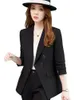 Women's Two Piece Pants Long Blazer Office Uniform Lady Dress Design Woman Suit