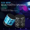 Mini altoparlanti stereo altoparlante Bluetooth S28 wireless con slot per schede SD TF per cellulari universali con scatola al dettaglio