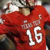 Maglia da calcio personalizzata Texas Tech Ttu Ncaa College Kesean Carter Ja'lynn Polk Mahomes Ii Jett Duffey Alan Bowman Shyne