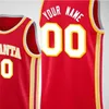 2022 maillots de basket-ball cousus Trae Young personnalisé John Collins Bogdan Bogdanovic Kevin Huerter Clint Capela Danilo Gallinari De Andre