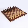 4 taille International échecs échecs en bois pliant bois boîte de couleur paquet ensemble jeu de société pliable Portable enfants cadeau 309E4199832