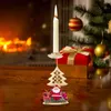 Świecowe uchwyty świąteczne ozdoby przykręcone żelazo