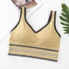 Bustiers & Corsets Women's Cotton Underwear Tube Tops Sexy Solid Color Top Fashion Push Up Comfort Bra Female Sports Matching Tank