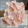 装飾的な花の花輪DIYアジサイヘッド30pcs/lot Wedding Centerpieces Wall Decoration Party Home Dopr Drively Garden dhduv