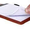 Multifunction Leather Mini Notebook Pocket A7 Planner Daily Memos Note Book Refills Business Office Work Notepad