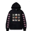 Men's Hoodies Genshin Impact Anime Character Hu Tao Kawaii Harajuku Hoodie Sweatshirt For Men And Women Oversized Fashion Sweatshirts