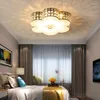 Ceiling Lights Crystal Bedroom Lamp American Iron Art Simple Modern Warm Romantic Light Luxury Master Home Room