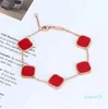 Bracelet Femme Acier Inoxydable Couple Bracelet Mode Plante Style Bijoux