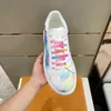 Buty Beverly Hills Sneakers skórzany krawatowy deszczowy nadruk luksemburg