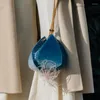 Torebki wieczorowe Velvet Ball torebki dla kobiet projektantka mody marka mała torebka luksusowy stylowy łańcuch żeński sznurka