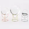 Decorative Figurines Quality Home Decoration Globe Magic Sphere Pography Lensball Stone Base Display Stand Crystal Ball Holder Collection