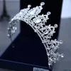 Headpieces Top Sale Bling Crystal Rhinestone Pärled Bridal Crown Design Brides 2022 Head Tiaras Accessories for Bride
