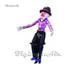 Parade Performance Marche Gonflable Clown Marionnette 3.5 m Multi-style Costumes Adulte Agitant Blow Up Clown Marionnette Pour L'événement