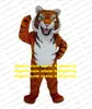 Costume della mascotte della tigre marrone Personaggio dei cartoni animati per adulti Vestito completo Costumi anime Attività della comunità zz7602