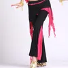 Scene Wear Women's Belly Dance Costume Milk Silk Culottes/ byxor Danskläder Practice Pants/ Spets Split Ends byxor