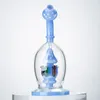 9 Inch Unique Mushroom Hookahs Ball Style Bongs Showerhead Perc Percolator Bong 14mm Joint Oil Dab Rigs Heady Water Pipes With Bowl