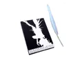 Anime Death Note Notebook Set Leather Journal And Necklace Feather Pen Animation Art Writing Notepad