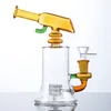 Nieuwe Matrix Perc Waterpijpen 7 Inch Kleine Bongs Zijspan Hals Handpijp 14mm Gezamenlijke Olie Dab Rigs 4mm Dikke Pyrex Glazen Bong Bedwelmende Glazen Waterleidingen Met Kom WP2288