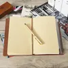 Types Imitation Leather Diary Notebook Handwriting Exquisite Ledger Hand Notepad U4e6 Book Travel Record B9t6