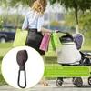 Wandelwagenonderdelen Baby Hooks Bag voor Hangende luierzakken Multifunctionele boodschappen Premium Pu Leather Pram Stra