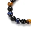 Strand Classic Tiger Eye Obsidian Hematite Healing Bracelets Men Magnetic Saúde Protection Balance Mulheres