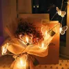 Strängar Creative Futterfly String Light 20 LED Battery Operated Garland Fairy Lamp Tape For Outdoor Ornament Juldekor