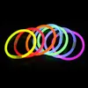 Fest fluorescens glödpinnar armband roligt halsband neon bröllop födelsedagskonsert leveranser färgglada ljusa ljus leder leksaker partij fluorescentiesticks