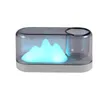 Luci notturne Lampada da tavolo Mountain Design Lampada da scrivania portatile Ricarica USB Illuminazione a LED Portapenne Fioriera in vaso per la decorazione della stanza