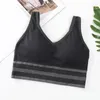 Bustiers & Corsets Women's Cotton Underwear Tube Tops Sexy Solid Color Top Fashion Push Up Comfort Bra Female Sports Matching Tank