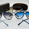 Lunettes de soleil pour hommes et femmes Summer 909 Style Anti-Ultraviolet Retro Plate Full Frame Lunettes Random Box