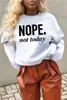 Dames sweatshirts groothandel items in bulk kleding lange mouw pullover mode top jas sweatshirt letter print casual lounge slijtage vintage k10567-2