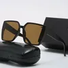 33 Мужские дизайнерские солнцезащитные очки женщины роскошные солнцезащитные очки квадратные рамы бренд ретро -поляризованный модный очко с коробкой