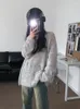 Kadın Sweaters Sokak Giyim Harajuku Kırık Delik Kazak Gotik O-Neck Gevşek Uzun Kollu Jumper Y2K Üst Moda All Maç Match Casual Grunge