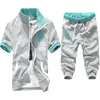 Men's Tracksuits 2023 Fashion Men Short Sleeve Tracksuit Casual Sporting Suit Hoodies And Shorts M-XXL AYG276